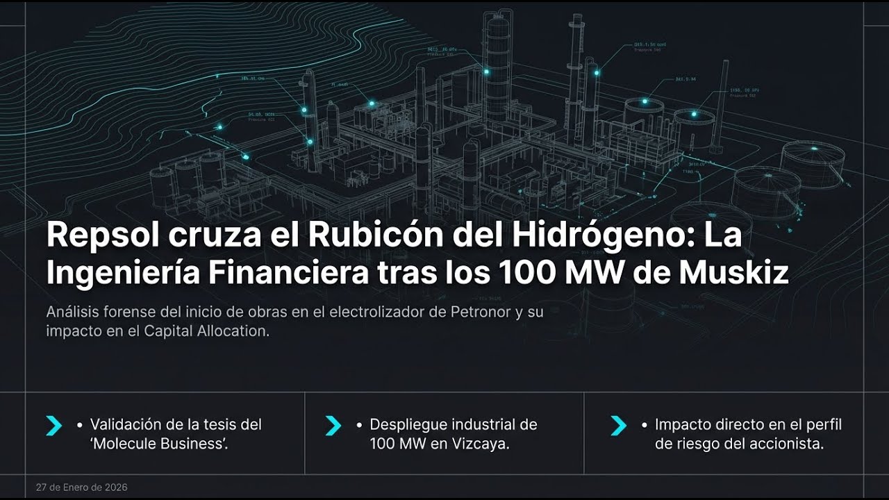 Repsol cruza el Rubicón del Hidrógeno en Muskiz