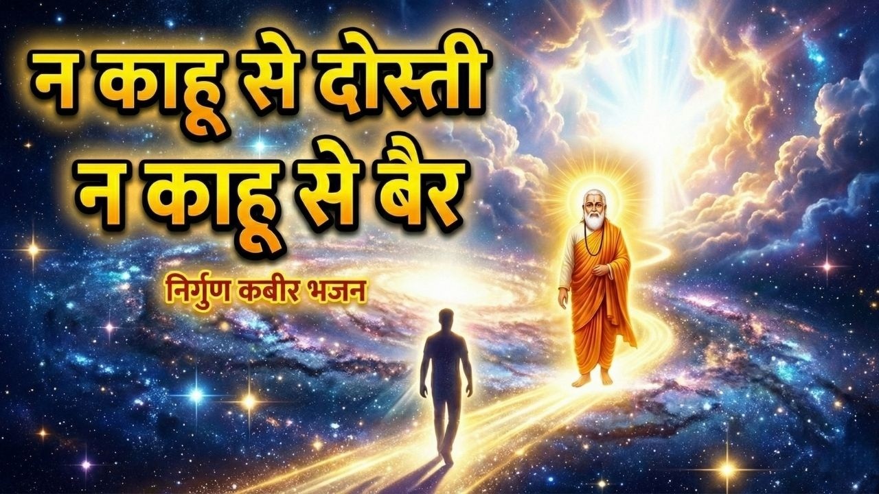 न काहू से दोस्ती, न काहू से बैर || Kabir Nirgun Bhajan || Kabir Bhajan By Santvani Rasdhara 🙏✨