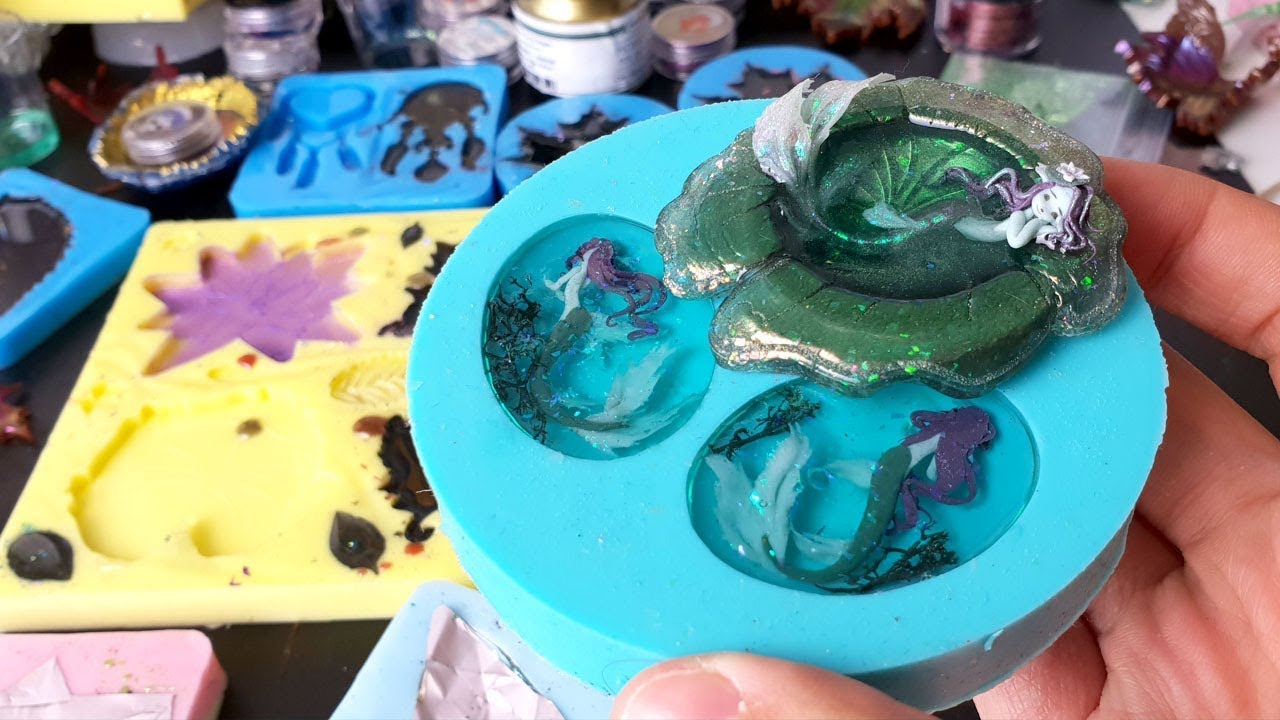 Scopriamo le creazioni in resina - Colori meravigliosi e sirene inglobate
