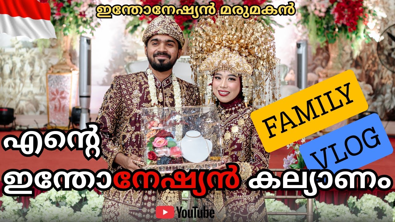 Indian Indonesian Wedding Malayalam Vlog | My Kerala Indonesian Marriage Story |Indonesian Marumakan