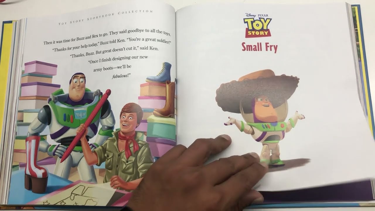 Disney Pixar Toy Story - Small Fry - (Mini Buzz vs Real Buzz) - Story 📚 Read Aloud - Gmankidszone