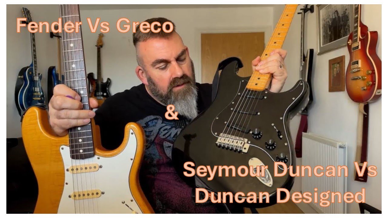 Greco Vs Fender & Seymour Duncan Vs Duncan Designed Hotrails