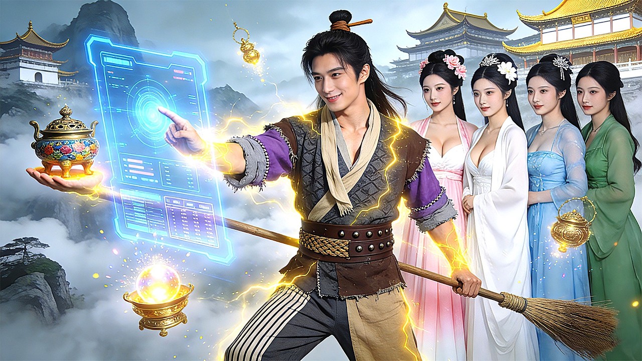 😍Only male servant in martial sect—'treated' female disciples, became top martial artist! #system