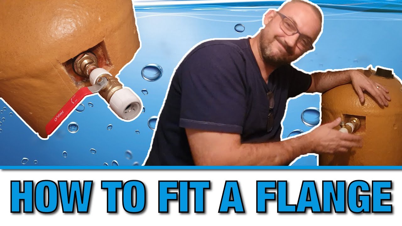 How to fit a shower flange on a hot water cylinder | DIY Tutorial | Flange installation