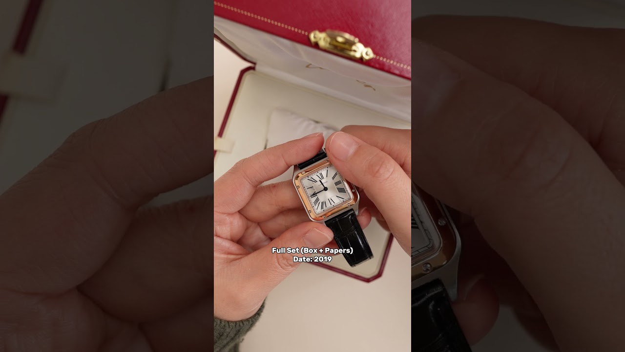 Classic elegance meets modern design &ndash; the Cartier Santos-Dumont Watch.