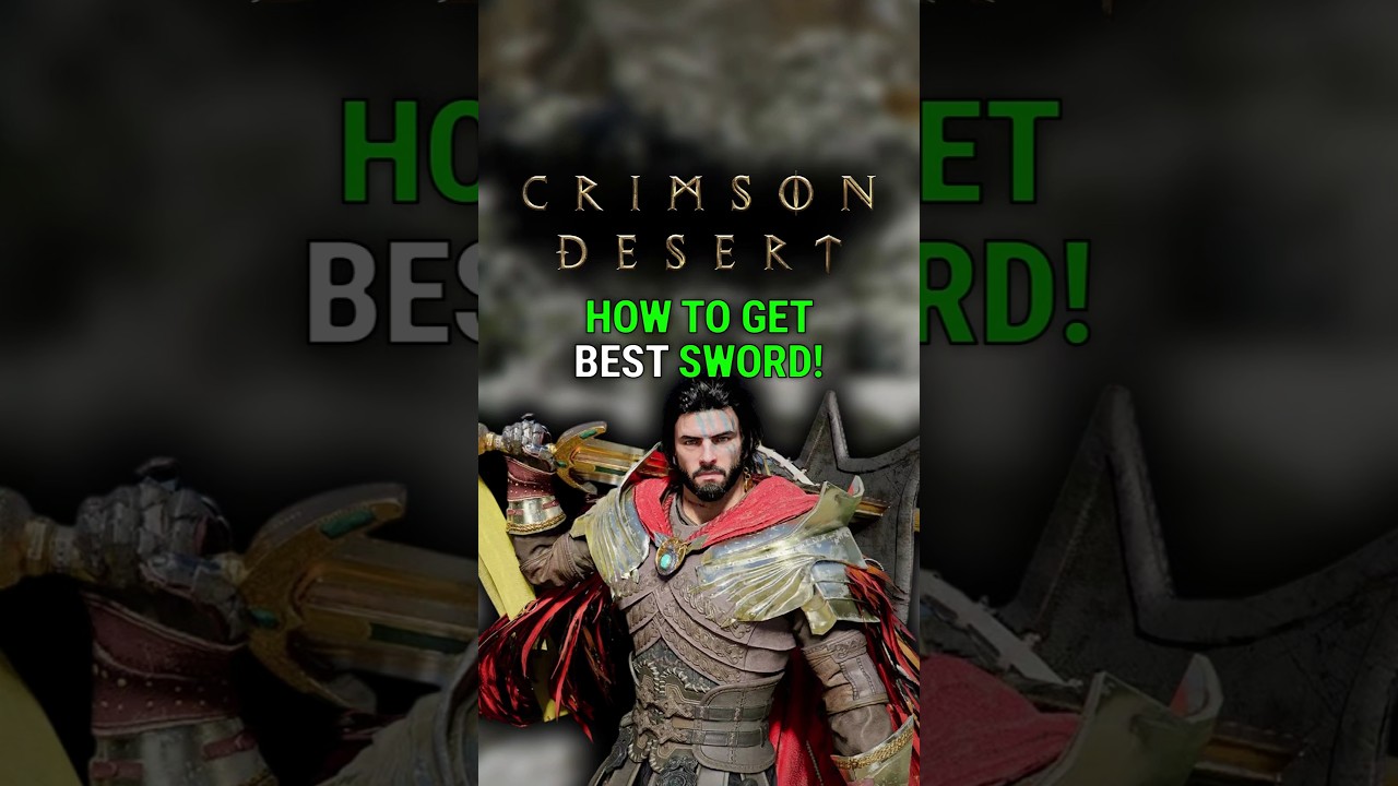 Меч Темного Призывателя &mdash; вырван из пасти великана | Багровая Пустыня #crimsondesertguide #gaming...