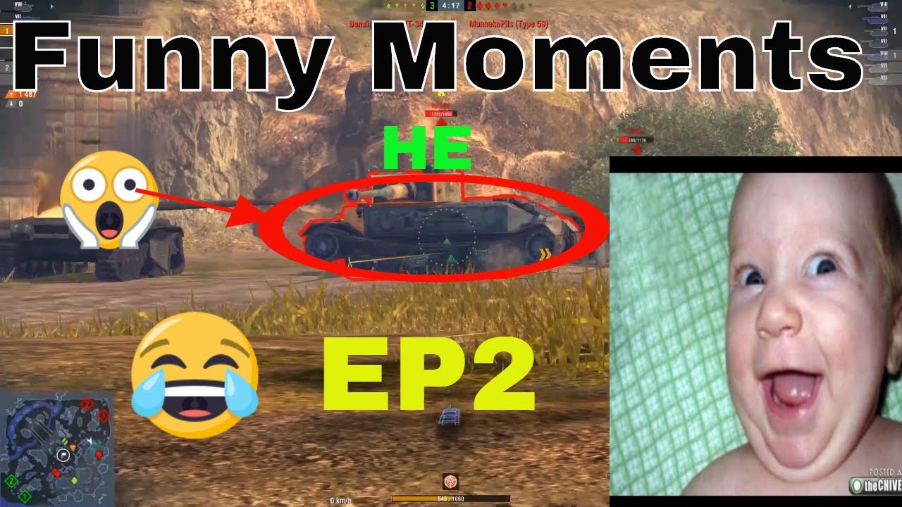 Wot Blitz Funny moments Episode #2 (проваливается и побеждает)