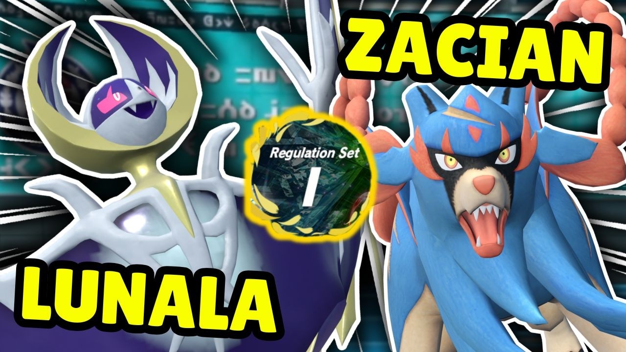 Лунала и Зациан! Соревновательные Wi-Fi-сражения в Pokemon VGC Reg I!
