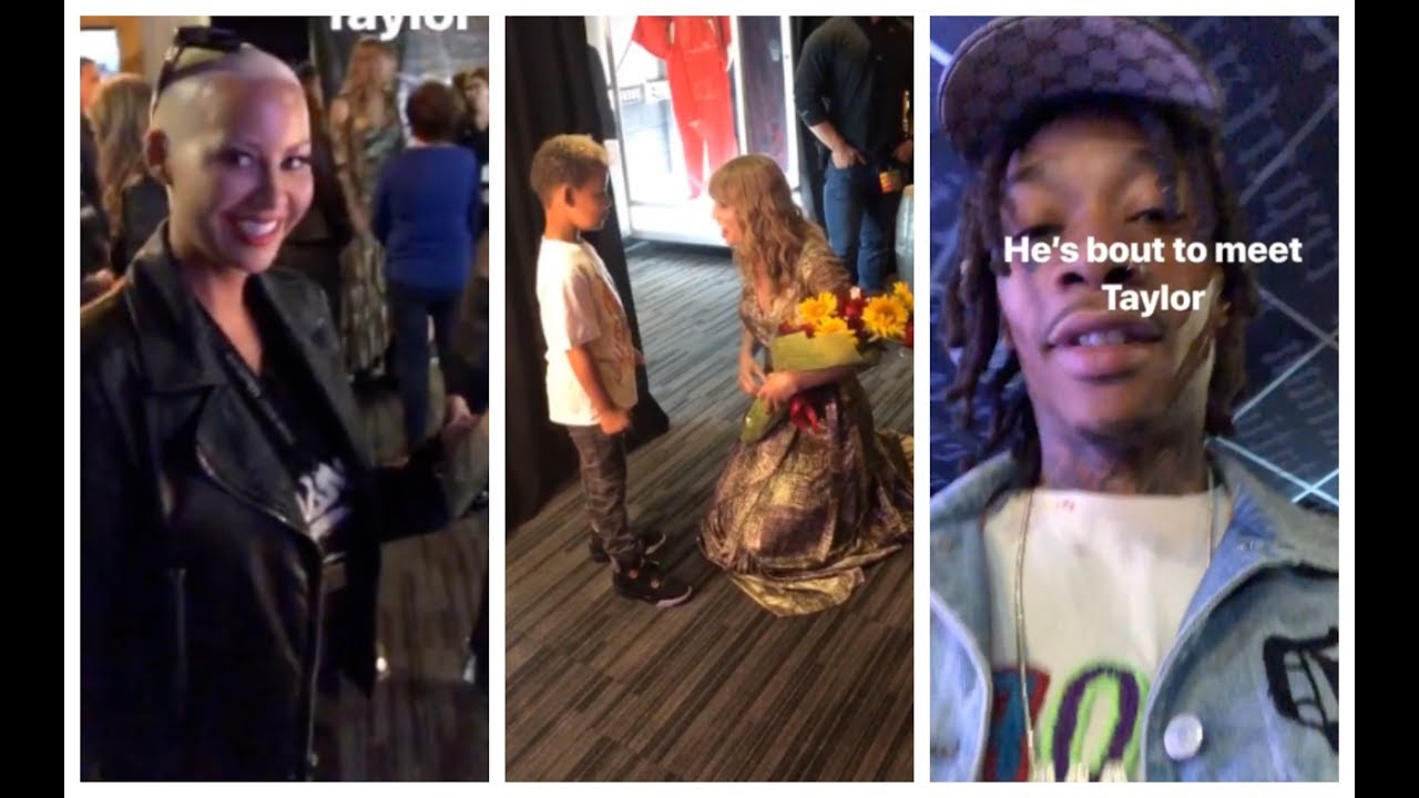 Wiz Khalifa Amber Rose Take Their Son To Meet Taylor Swift