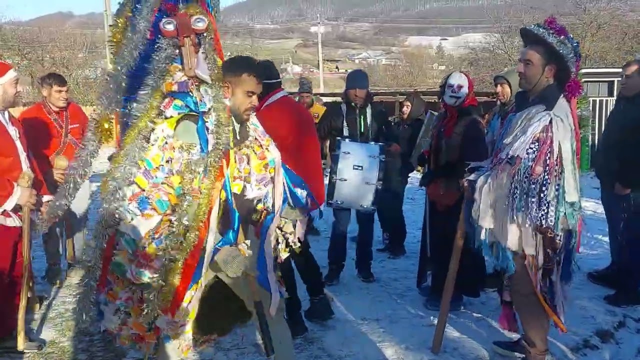 Jocul Caprei din Călini în satul Spria (comuna Colonești, județul Bacău) - 1 ianuarie 2026
