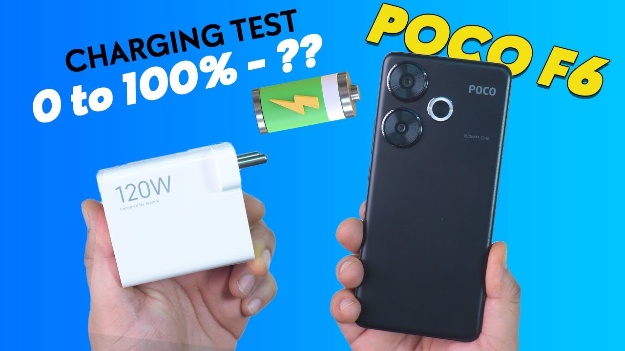 POCO F6 Charging Test: The Results Will Shock You⚡ FAIL 120W !!! (Hindi)