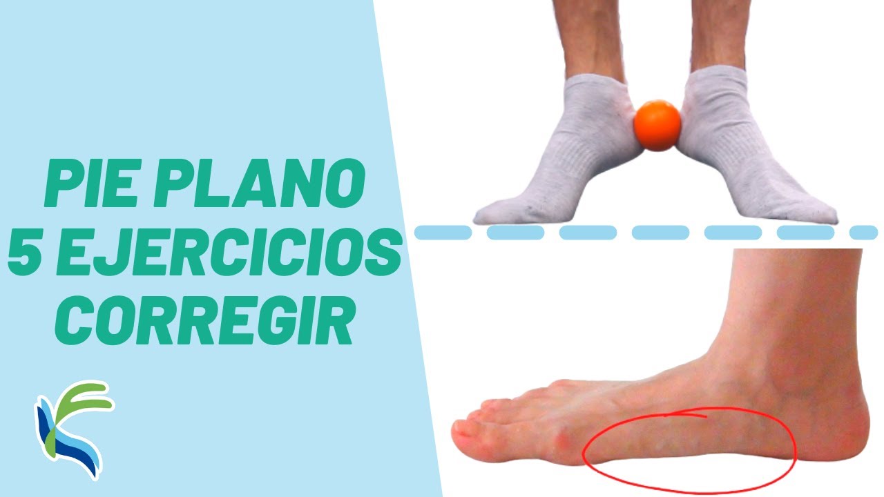 PIE PLANO 5 EJERCICIOS para CORREGIR y EVITAR DOLOR | Fisiolution