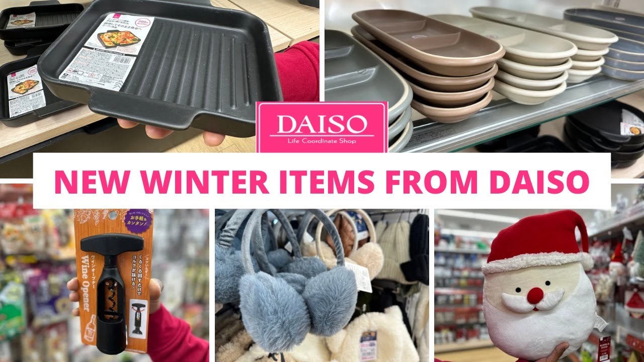[Shopping Guide] Daiso Japan Winter Collection - New Winter Stock at Daiso | 100yen Shop