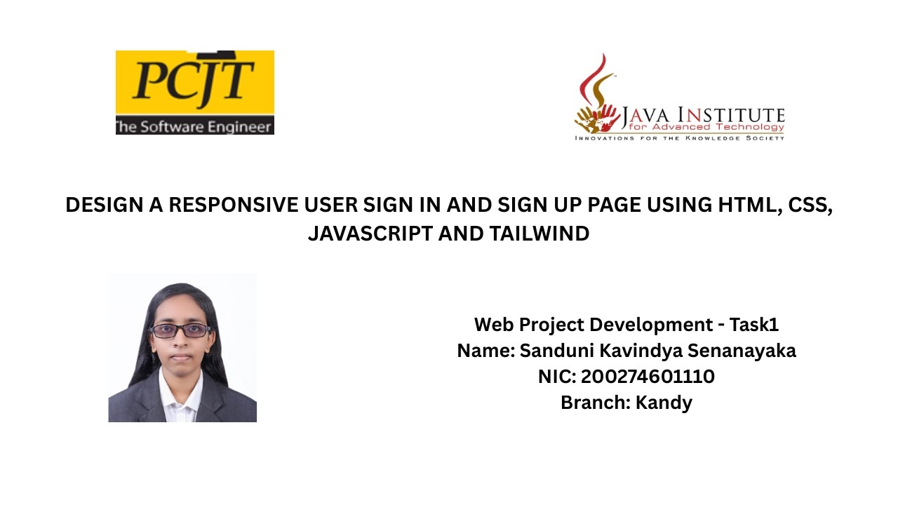 Web Project Development Task 1