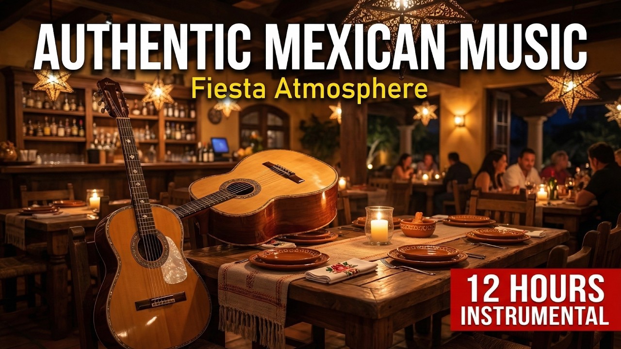 Authentic Mexican Restaurant Music | 12 Hours Mariachi & Latin Guitar Background Music for Dining &