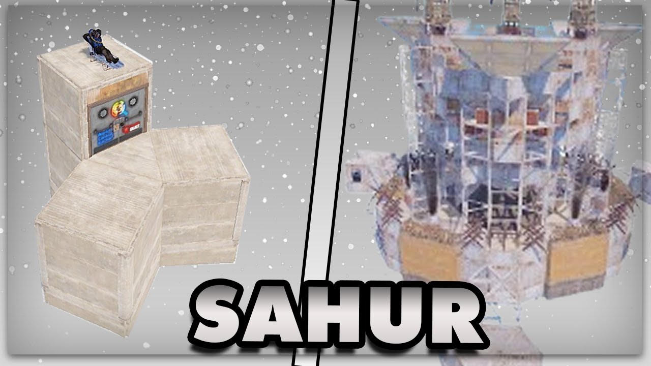 SAHUR - new meta base for online raids in 2025 • duo trio quad • 24 turret setup