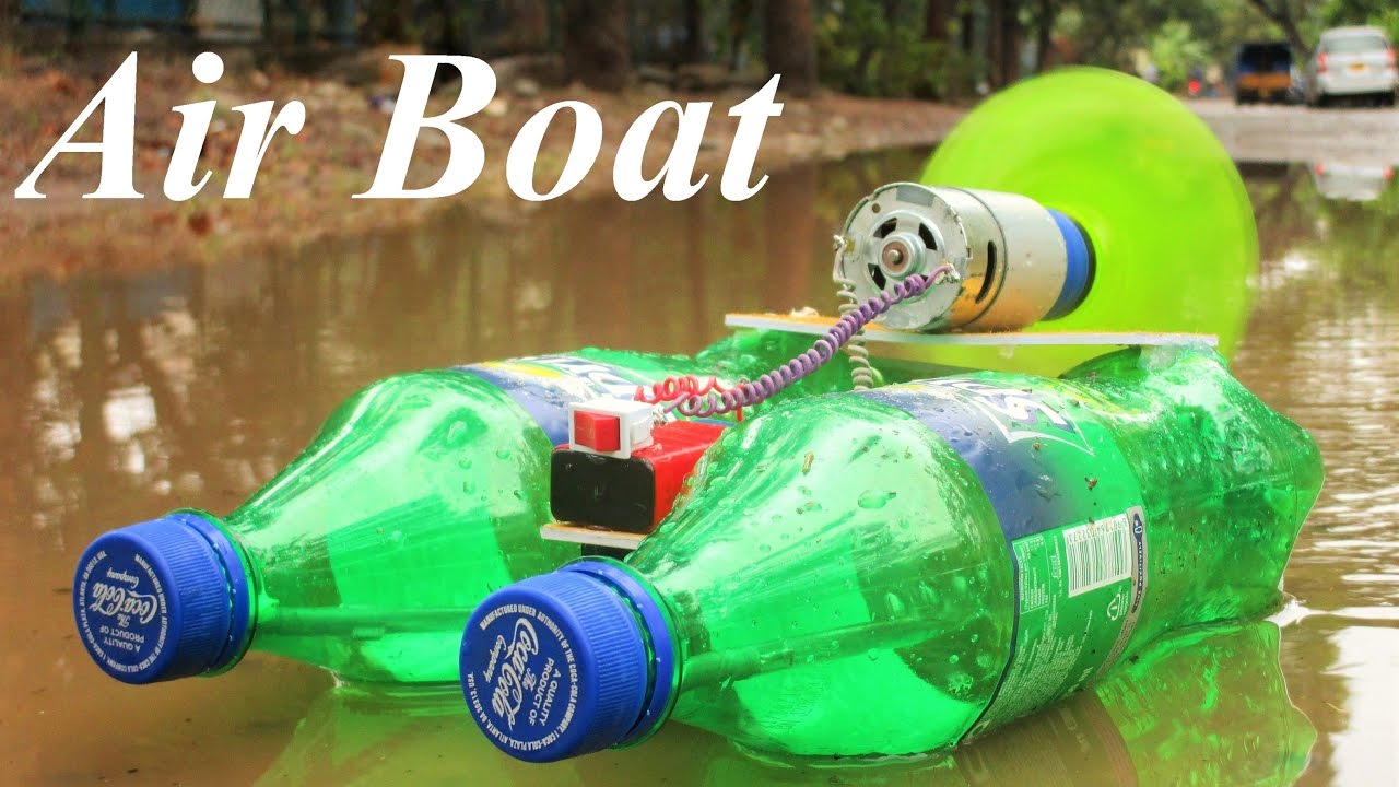 How to Make a Powerful Electric Boat - Airboat - Very Simple