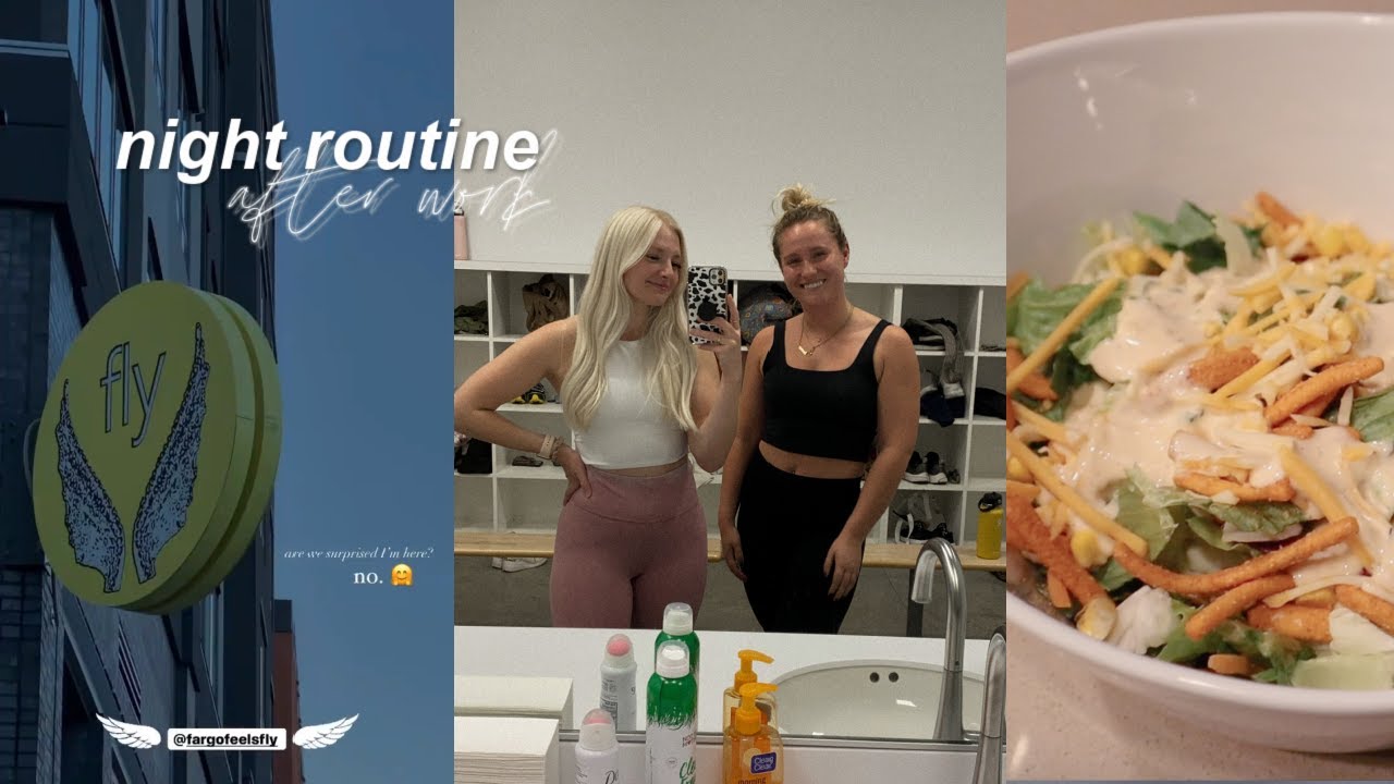 my after work night routine (8-5 in healthcare)