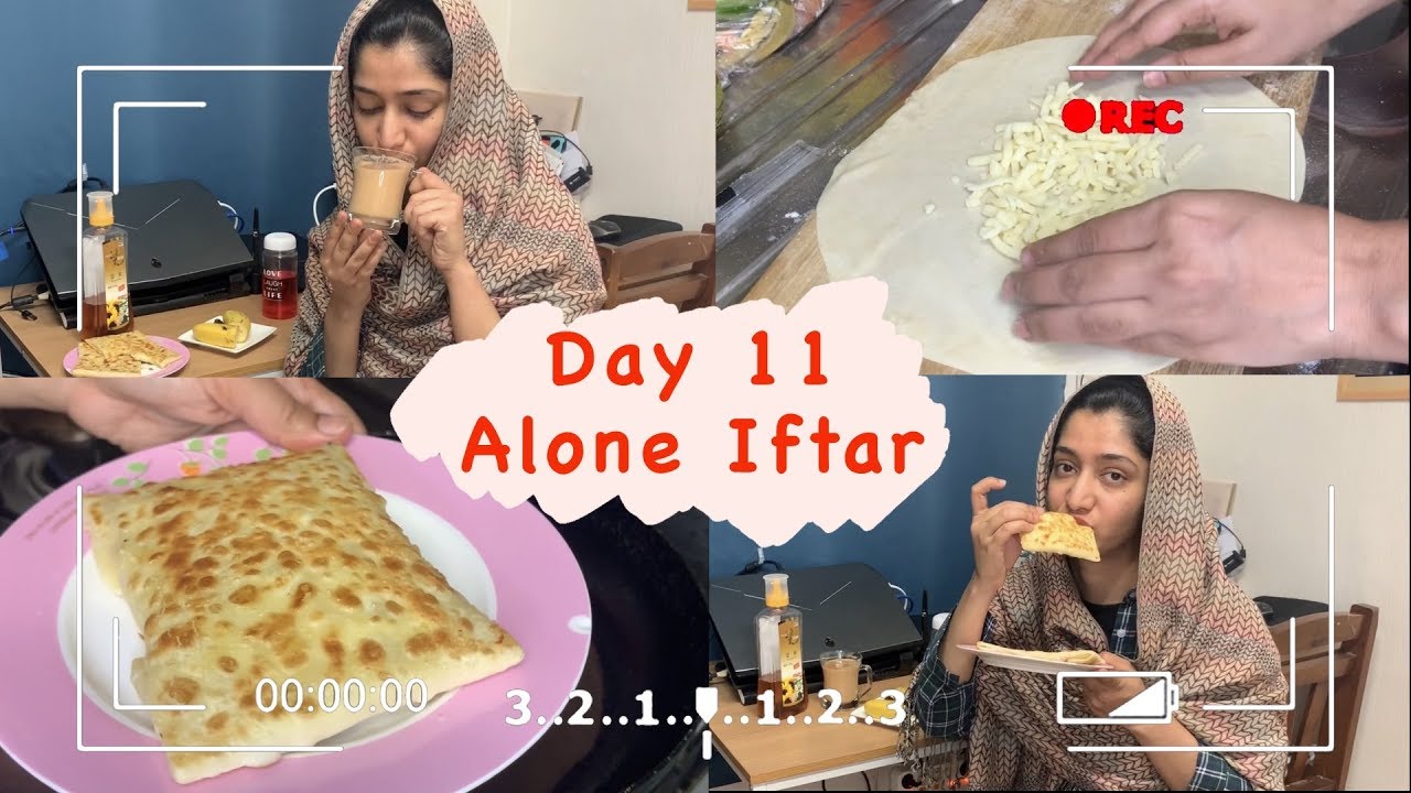 My Iftar Routine | Day 11 | Cheese Paratha | SADIA RIND