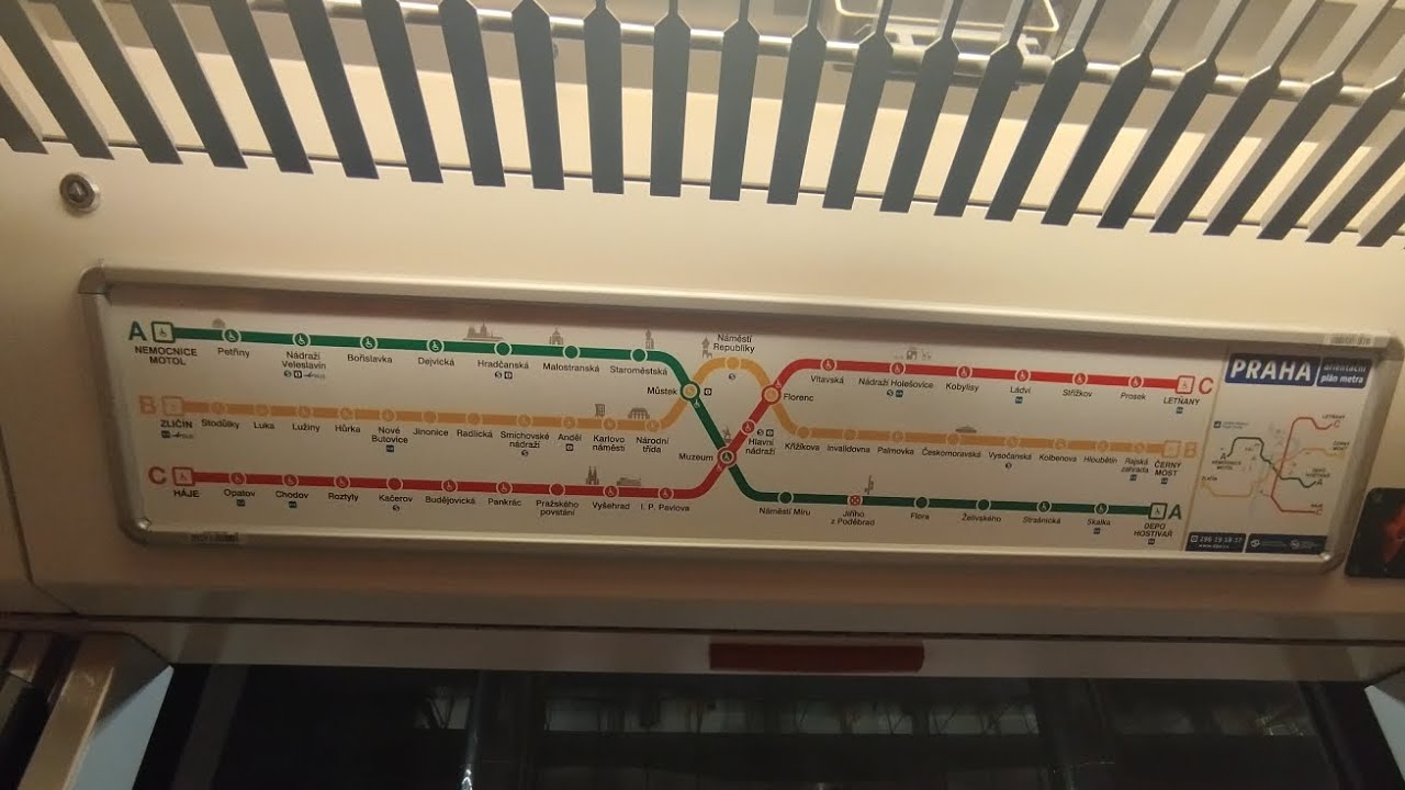Czech, Prague, Metro ride