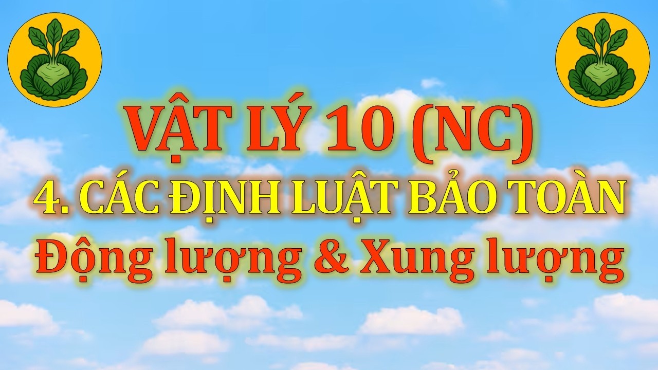 Vật Lý 10 - Nâng cao - 4. Các định luật bảo toàn - CĐ1. Động lượng & Xung lượng