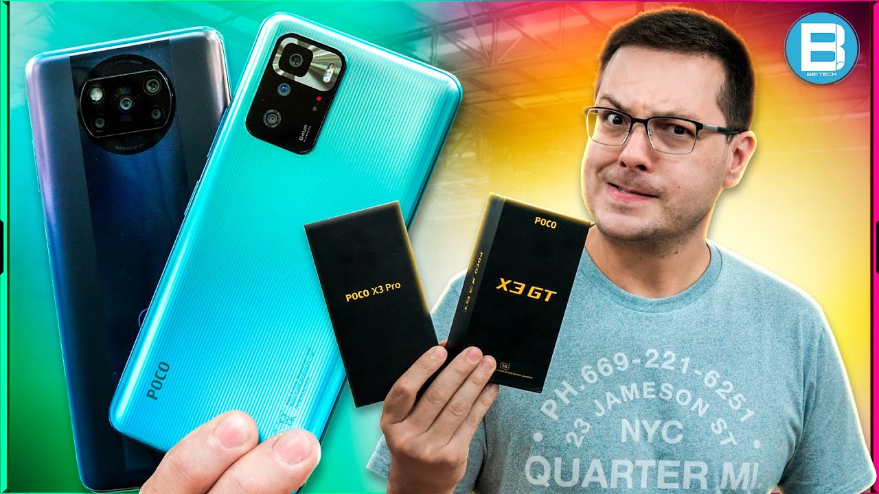 DUELO de GIGANTES! COMPARATIVO POCO X3 PRO vs POCO X3 GT! Quem GANHA essa DISPUTA?!