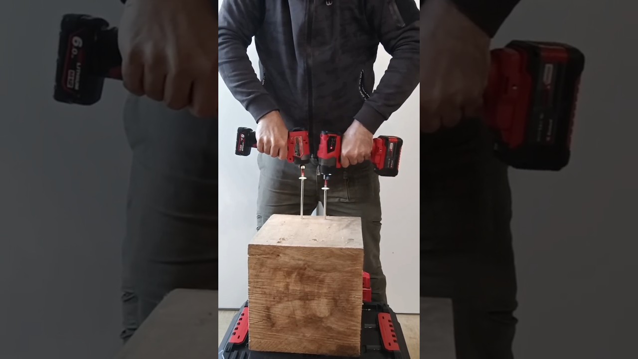 Einhell 18v VS Milwaukee 12v #short  #milwaukeem12  #milwaukeem18 #tools #bricolage #einhell