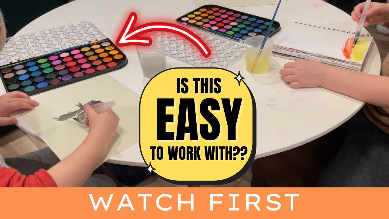 Amazon Finds - 48 Colors Washable Watercolor Paint Set for Kids - Amazon Review