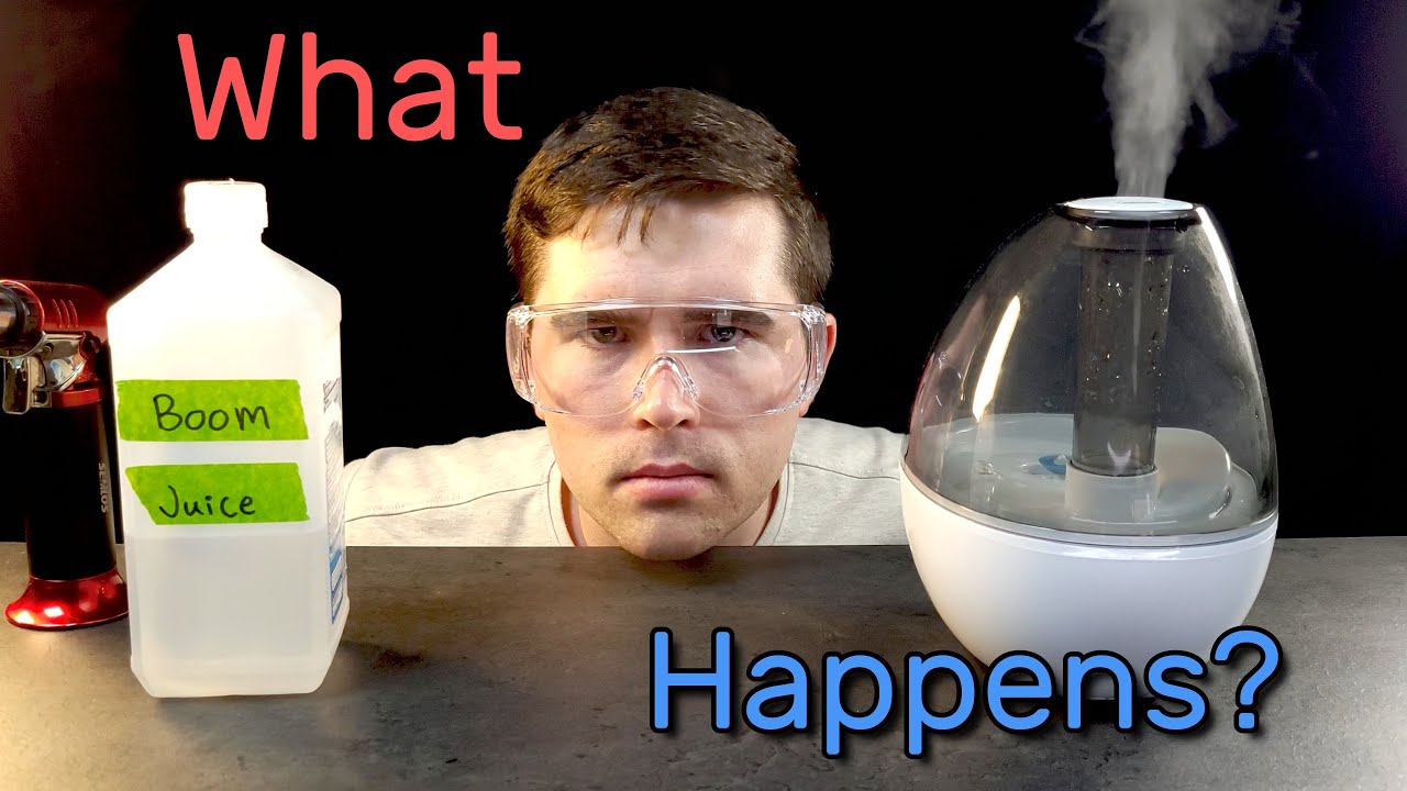 when you put something flammable into a humidifier