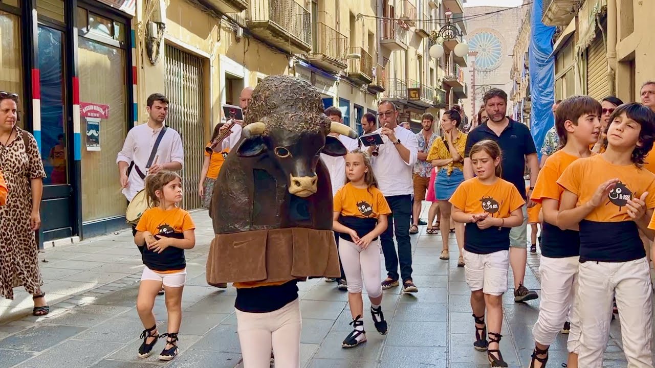 El Tomet del Poble, del Seguici Petit de Valls, Cercavila (Sant Joan 2025)