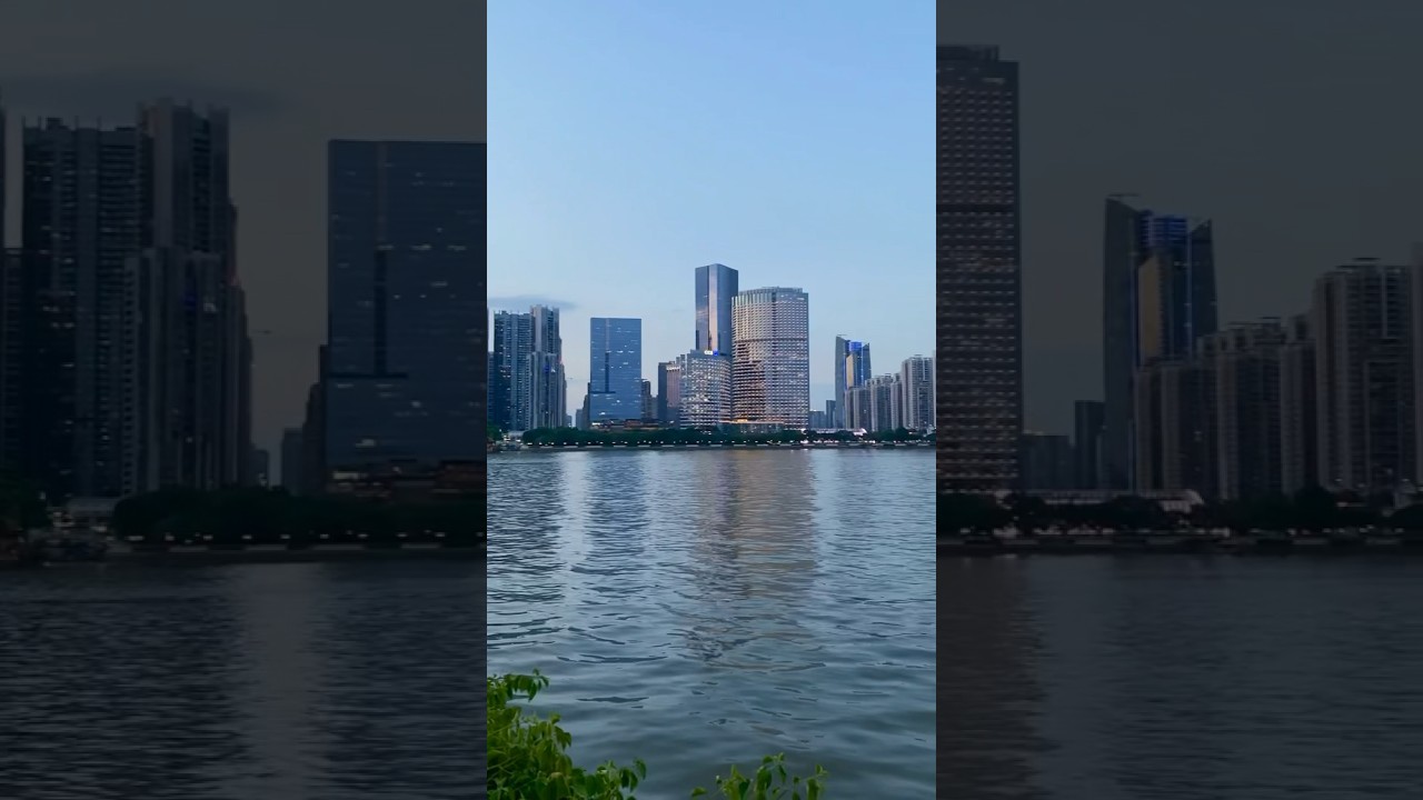 Gorgeous Guangzhou 🏙 Zhujiang New Town, Liede Bridge, Pearl River 