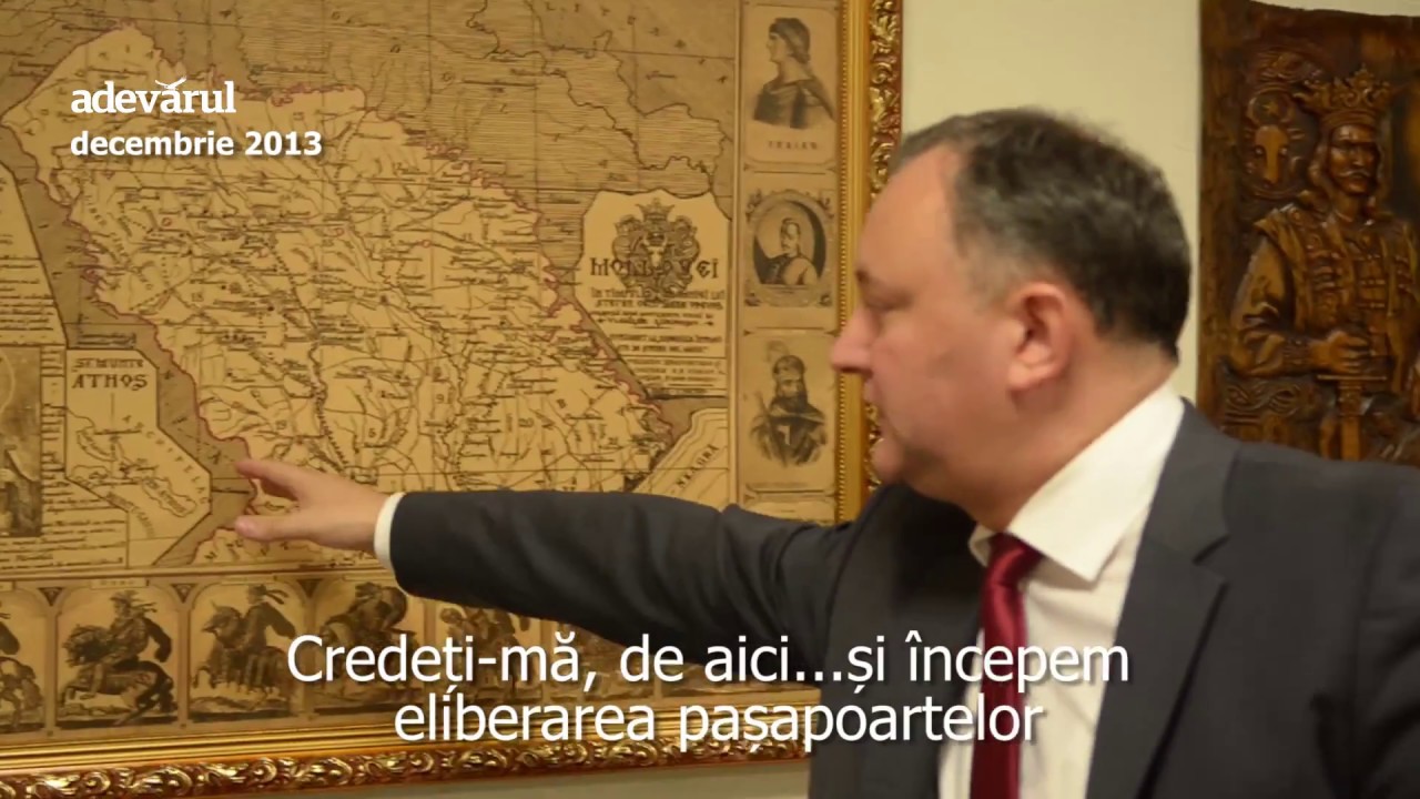 Igor Dodon explică strategia prin care doreşte să mute graniţa dintre România şi Republica Moldova