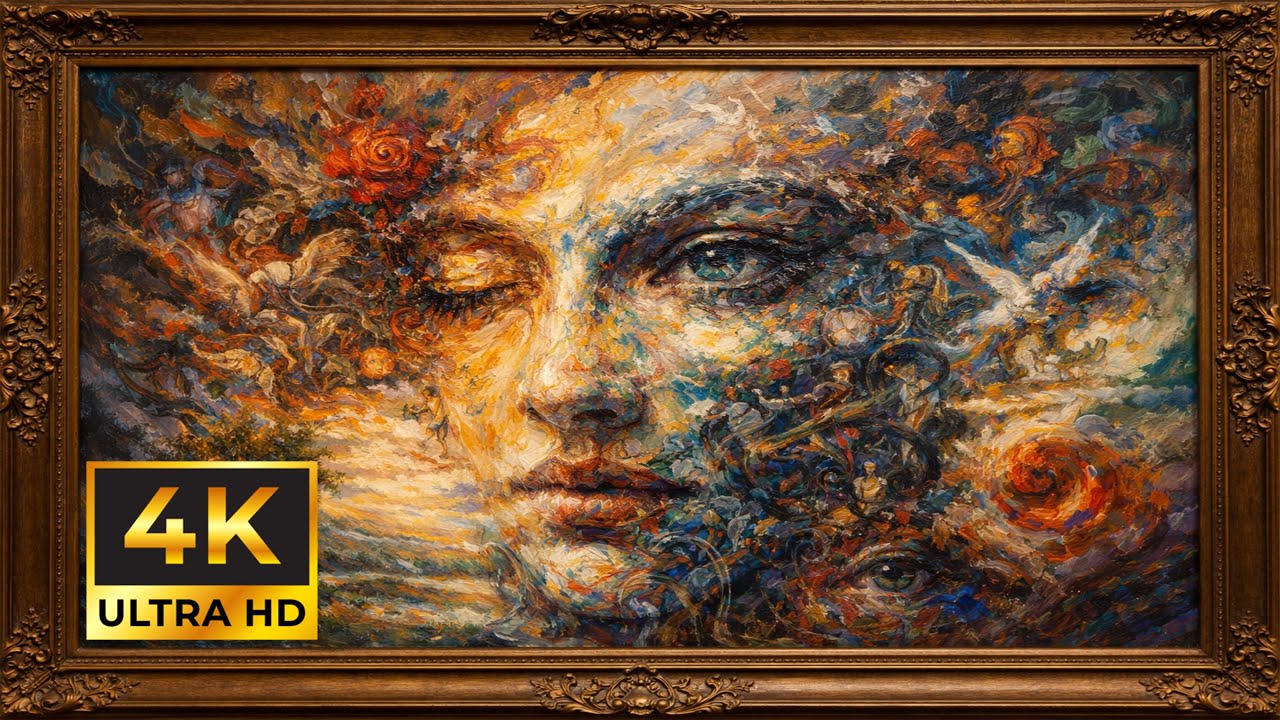 4K Vintage Oil Painting - Deep Surrealism | Frame TV Art Wallpaper (No Music)