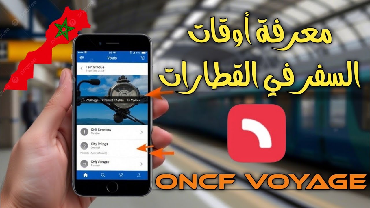 طريقة معرفة أوقات السفر في القطارات المغربية عبر تطبيق ONCF Voyage – شرح مختصر وسريع