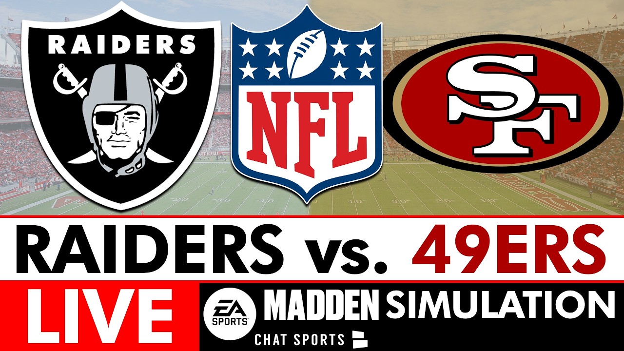 Raiders vs. 49ers LIVE NFL Madden Simulation 2026 + FIFA World Cup 2026 News