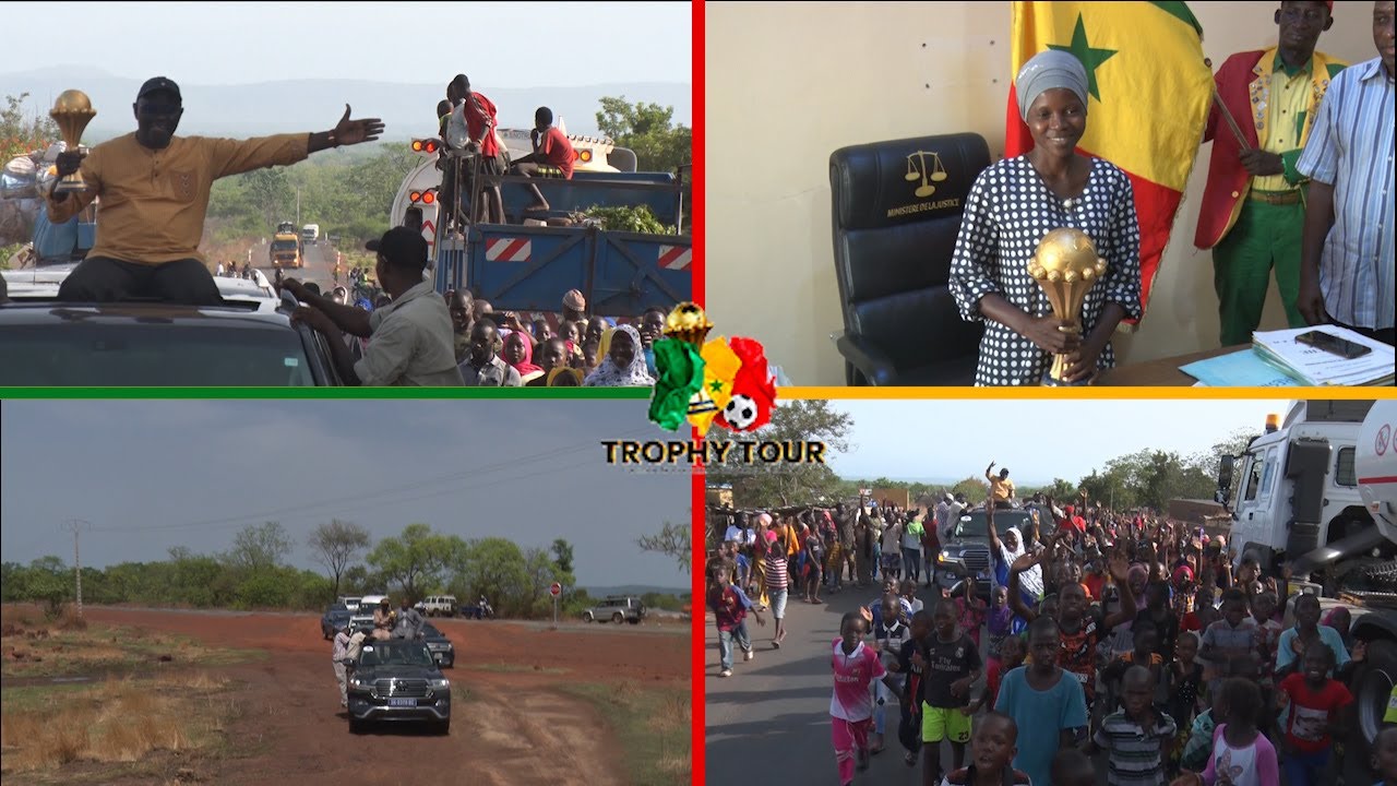 Kédougou : Le trophée de la CAN accueilli par les élèves à Bandafassi et Saraya