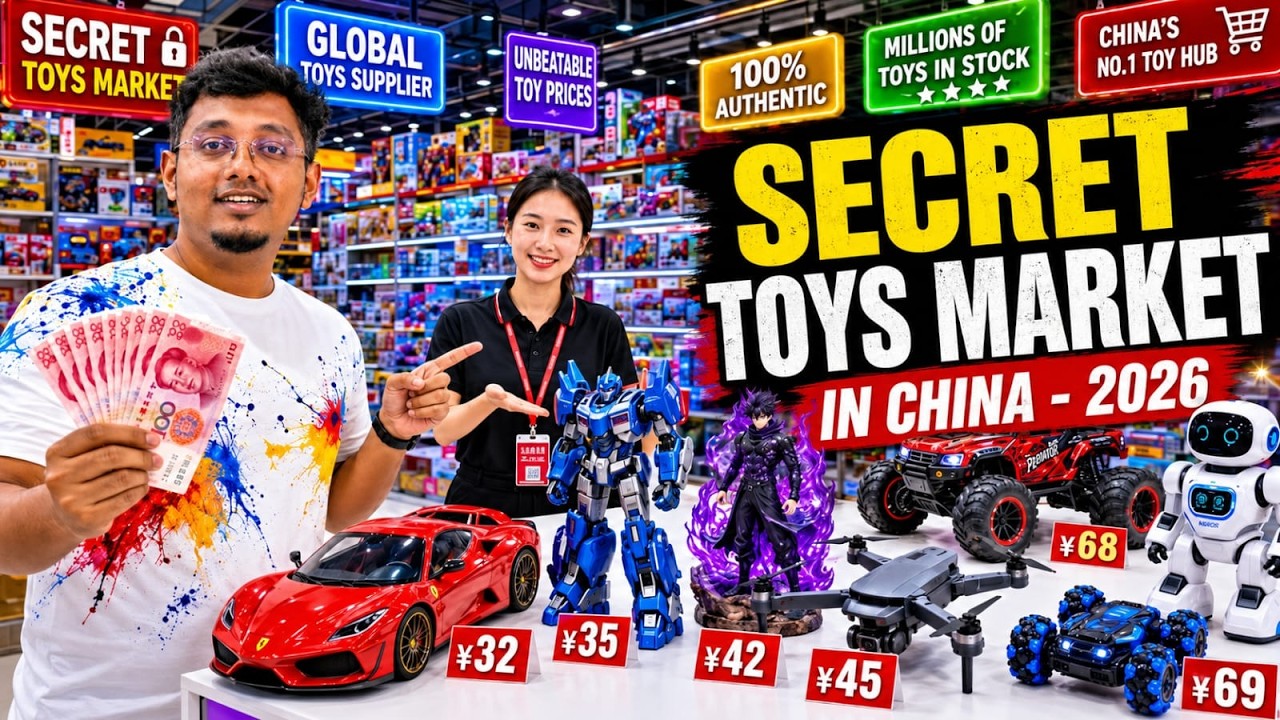 🤯விதவிதமான Toys ஒரே இடத்தில்! 😱 | Guangzhou's Hidden Market for Unique Products 🇨🇳