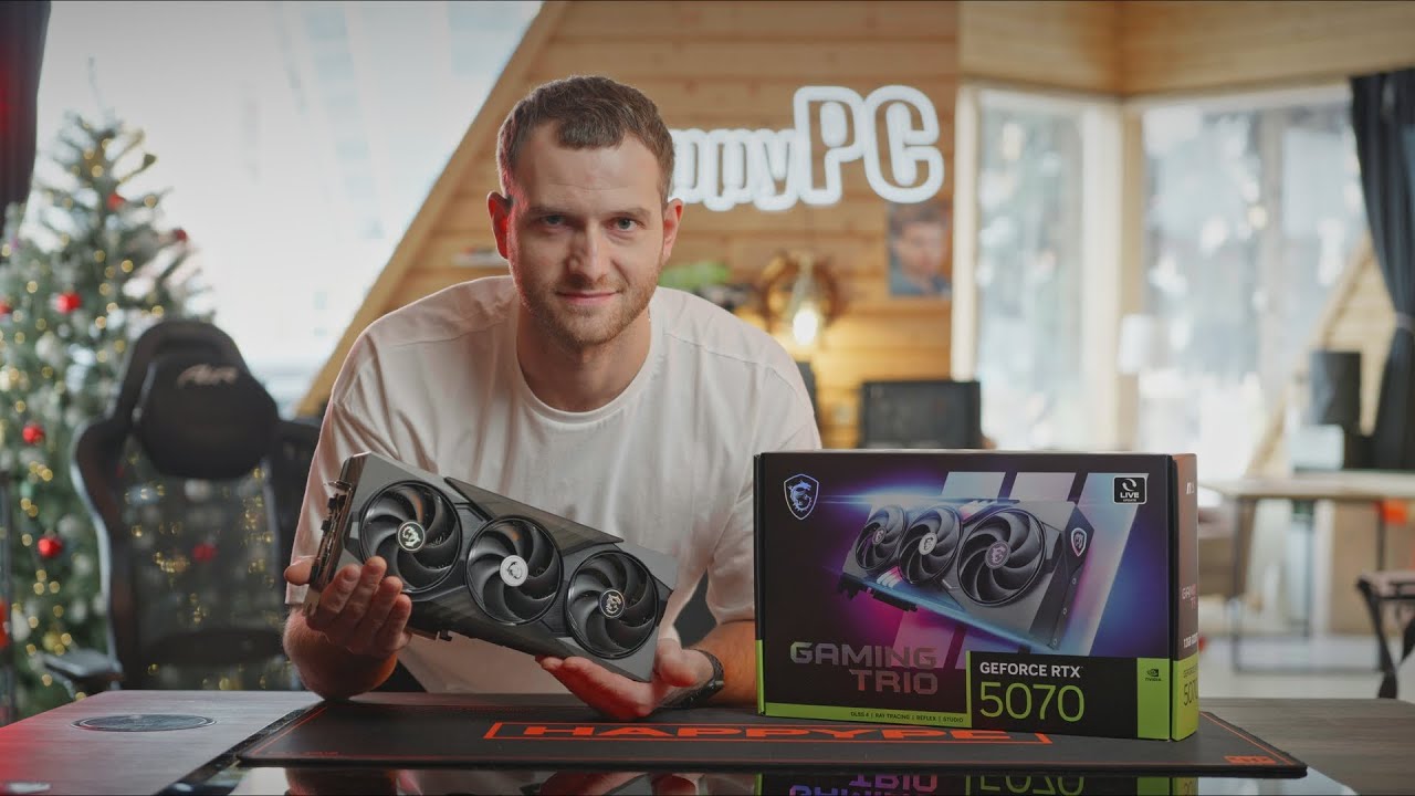 Тестируем MSI GAMING TRIO RTX5070 за 74000 на OZON!