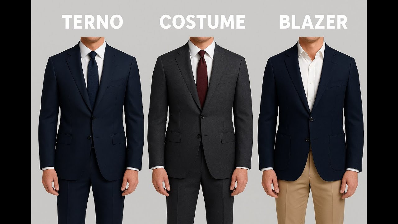 Qual a diferença entre Terno, Costume e Blazer? – Guia de Alfaiataria