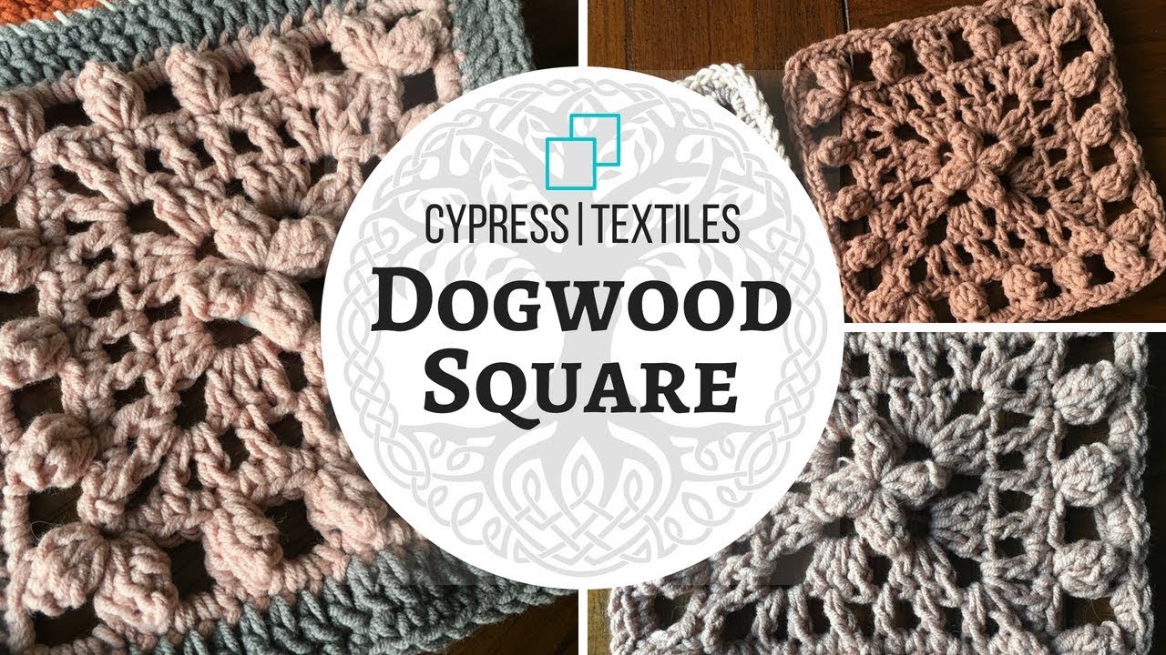 VVCAL 2018 Week 3 Crochet Motif: Dogwood Square