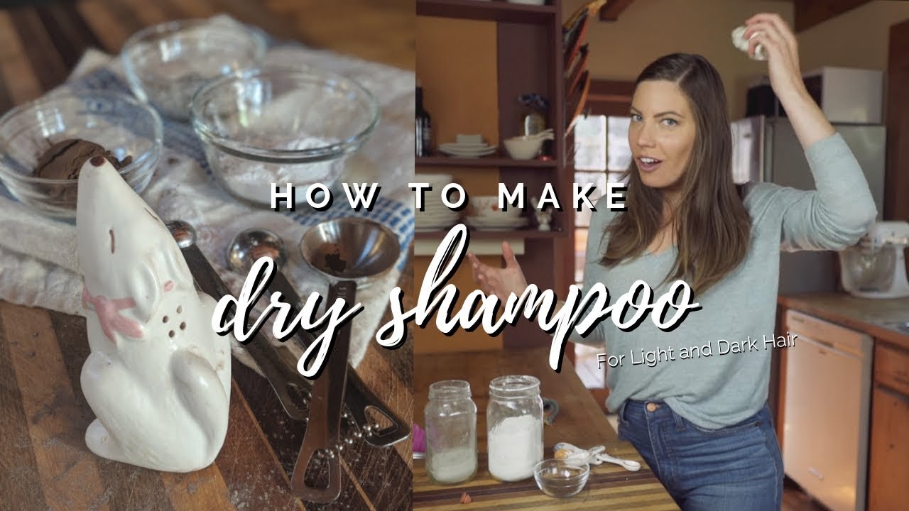 How to Make Dry Shampoo for Light and Dark Hair | Going Zero Waste