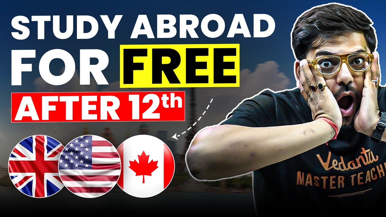 Study Abroad for FREE After 12th 😳 Best Country to Study Abroad | Complete Details | Harsh sir