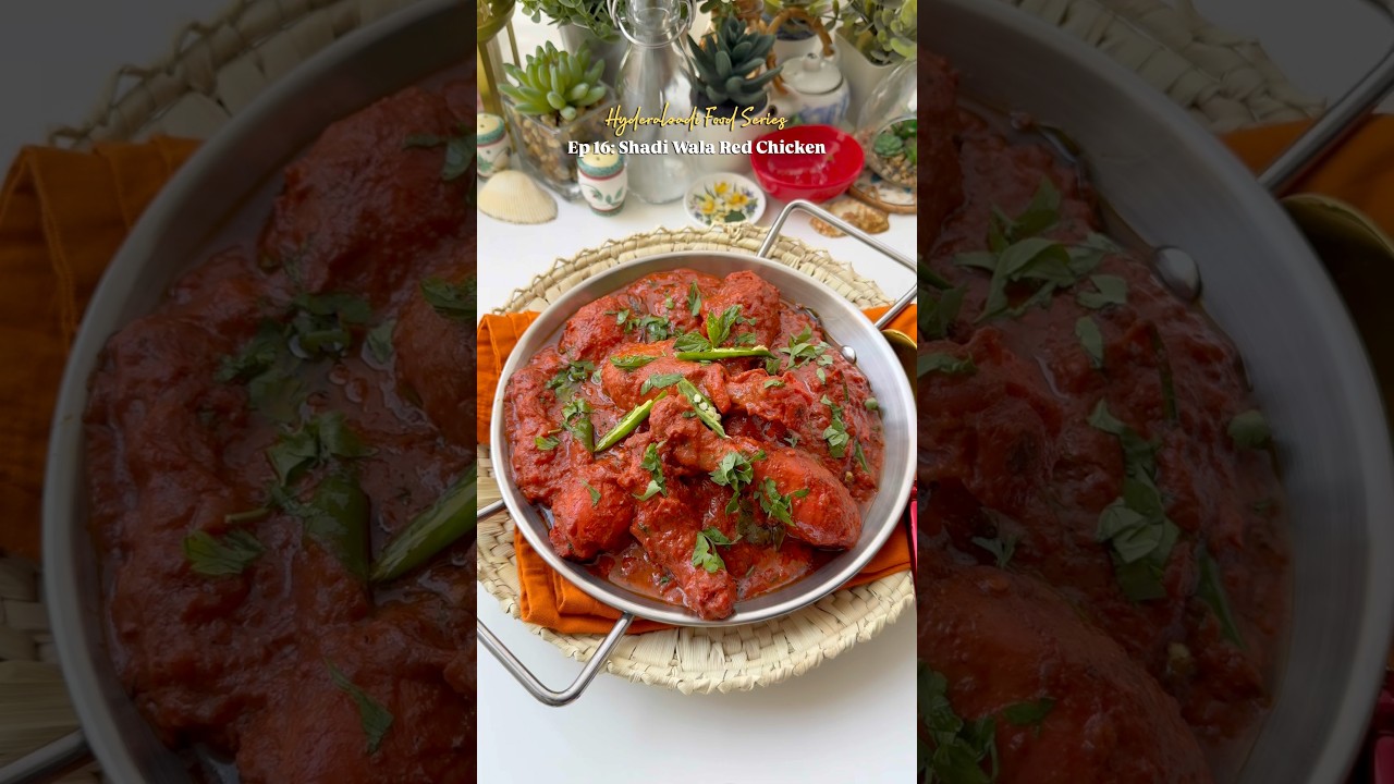 Hyderabadi Shaadi Wala Red Chicken Recipe