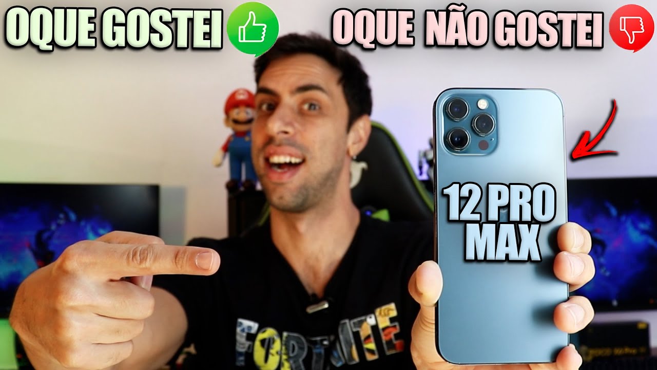 IPHONE 12 PRO MAX O QUE EU GOSTEI E O QUE NÃO GOSTEI! VALE A PENA EM 2024?