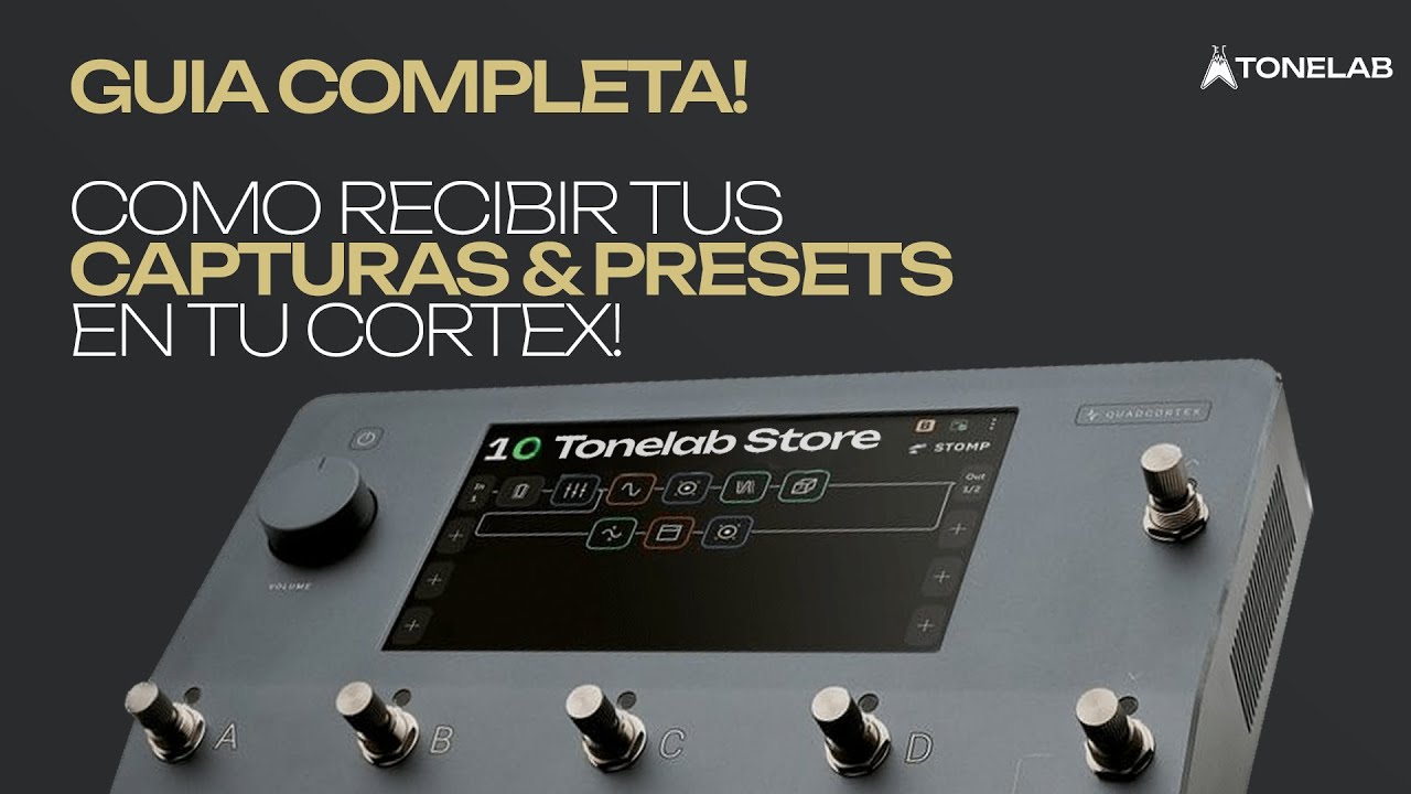 COMO DESCARGAR TUS CAPTURAS A TU PEDAL CORTEX | TONELAB TUTORIALE | PASO A PASO | QUAD/NANO CORTEX!