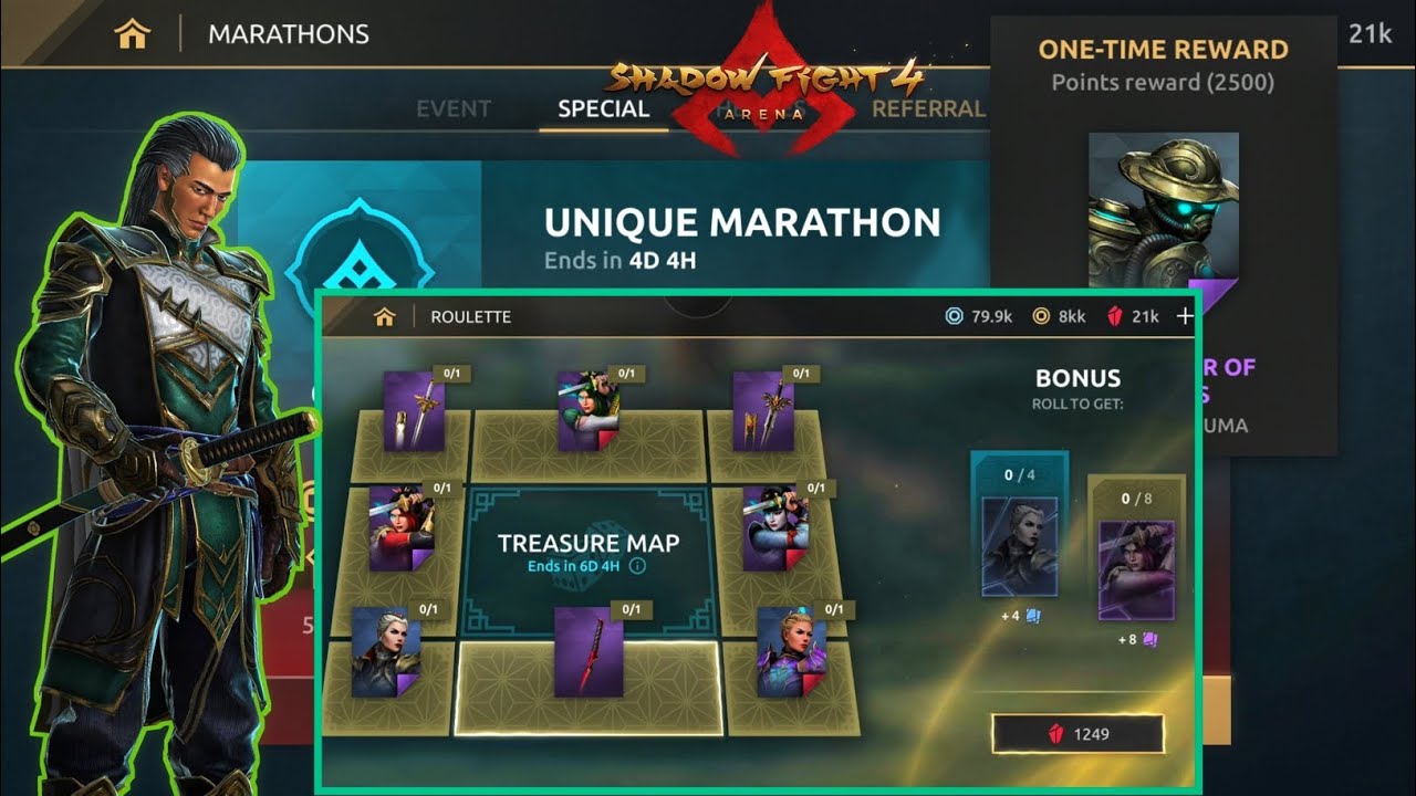 From Bugs to Bonuses! Unique Marathon & Special Roulette in Shadow Fight Arena ⚔️