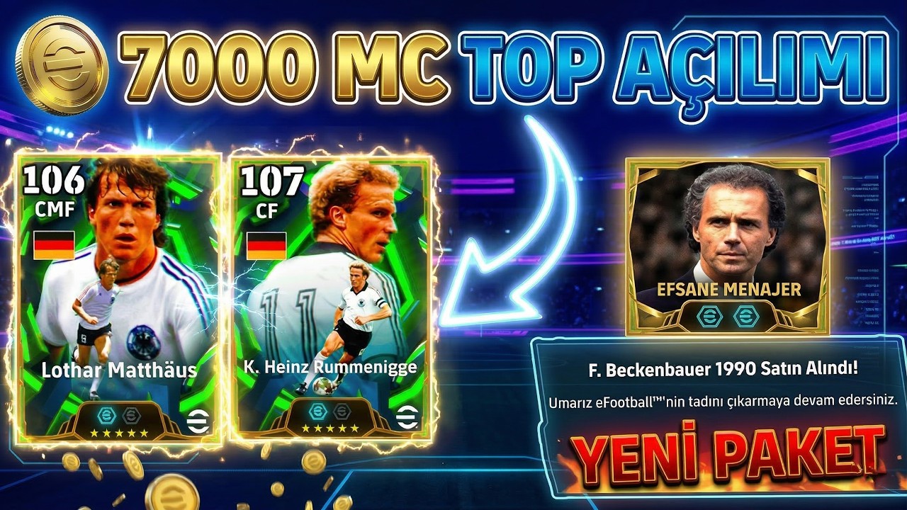 BOMBACI RUMME İ&Ccedil;İN 7000 MC Y&Uuml;KLEDİM😱 YENİ MENAJERİ ALDIM 🔥eFootball Mobile 2026