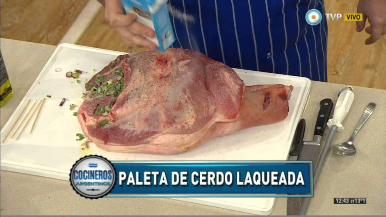 Receta Paleta de Cerdo Laqueada - Cocineros Argentinos