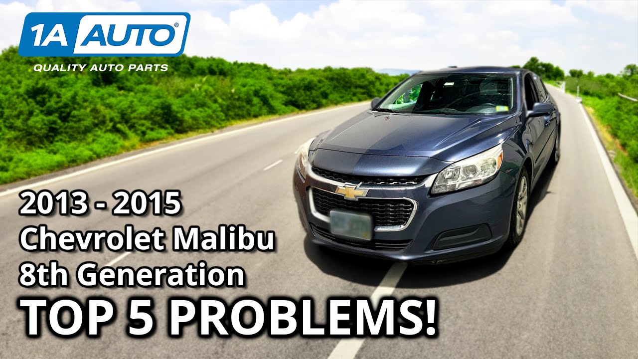 5 главных проблем Chevy Malibu Sedan 2013-2015 8-го поколения