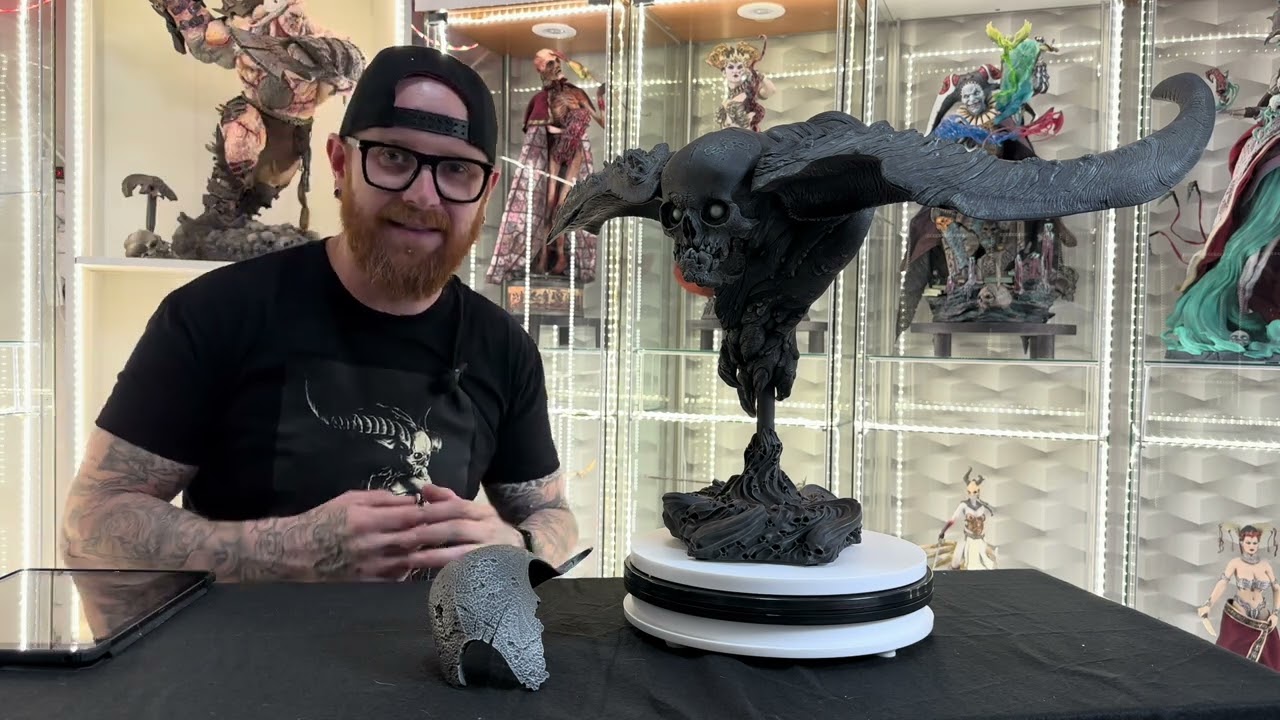 Oglavaeil - Legendary Scale Bust Executus Graphite edition - Court of the Dead - Unboxing (ENG SUB)